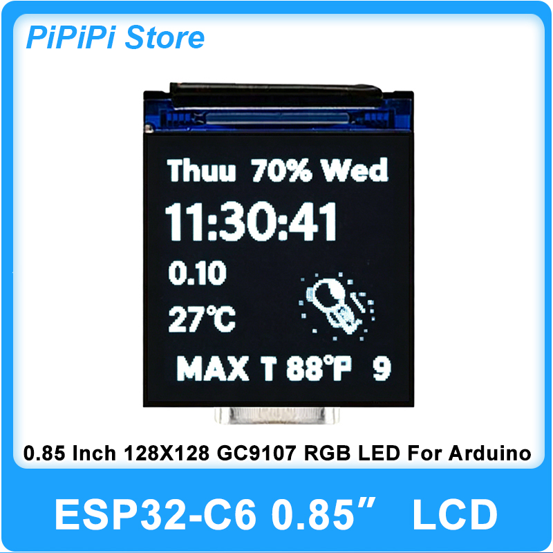 Esp32 C6 - ESP32 C6 0,85 Zoll 128X128 IPS