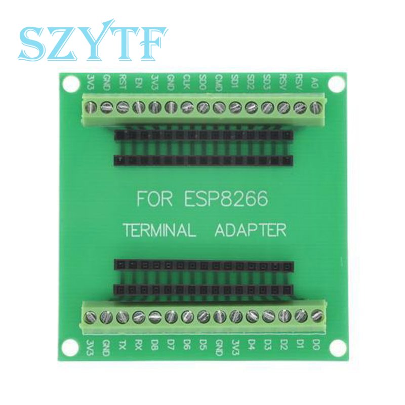 Esp8266 Nodemcu - Der ESP8266-Erweiterungsplatinen-Terminaladapter ist mit dem NODEMCU