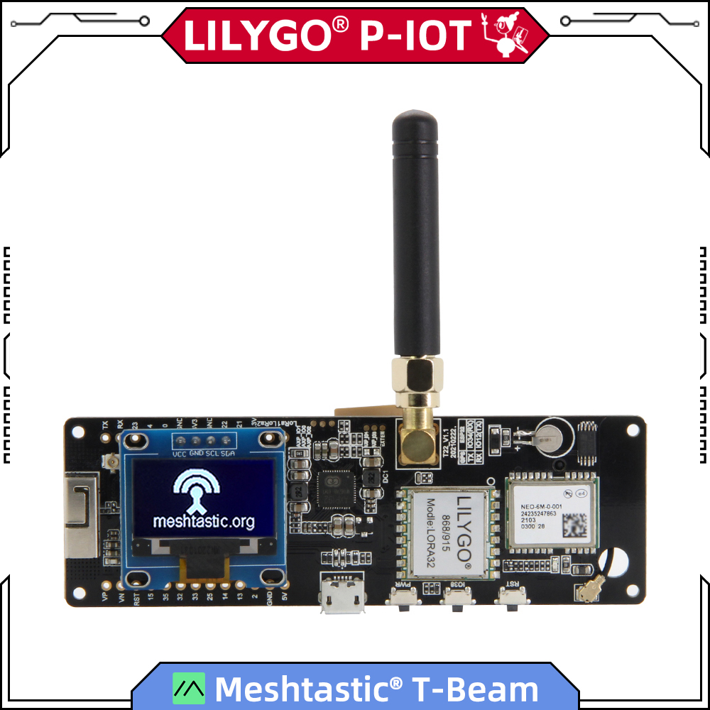 Espressif Esp32 - LILYGO® TTGO Meshtastic T-Beam V1.2 esp32