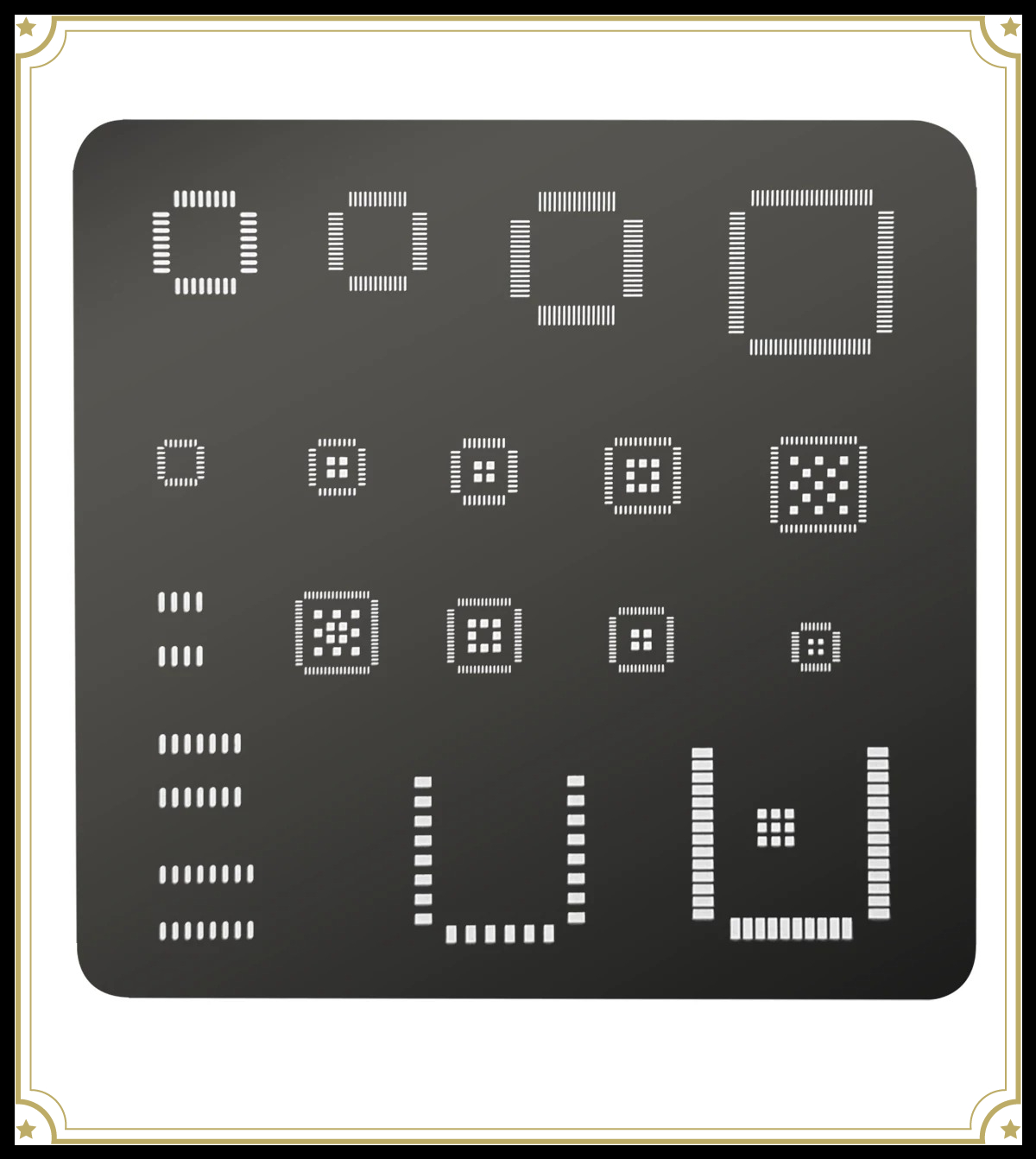 Esp32 - Universelle IC-Schablone QFP QFN SOP BGA
