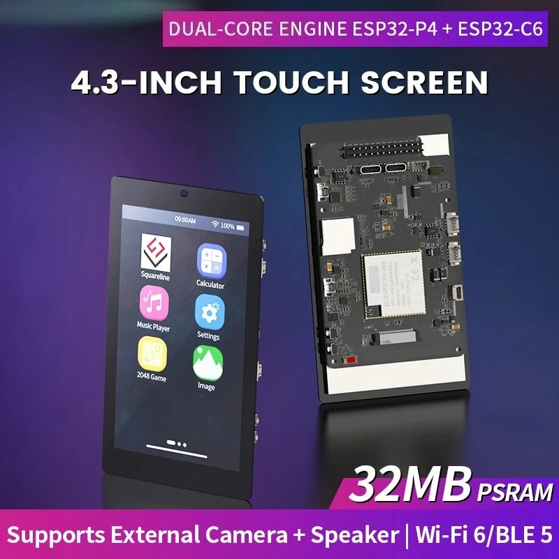 Esp32 C6 - 4,3 Zoll 480x800 IPS Kapazitiver Touchscreen