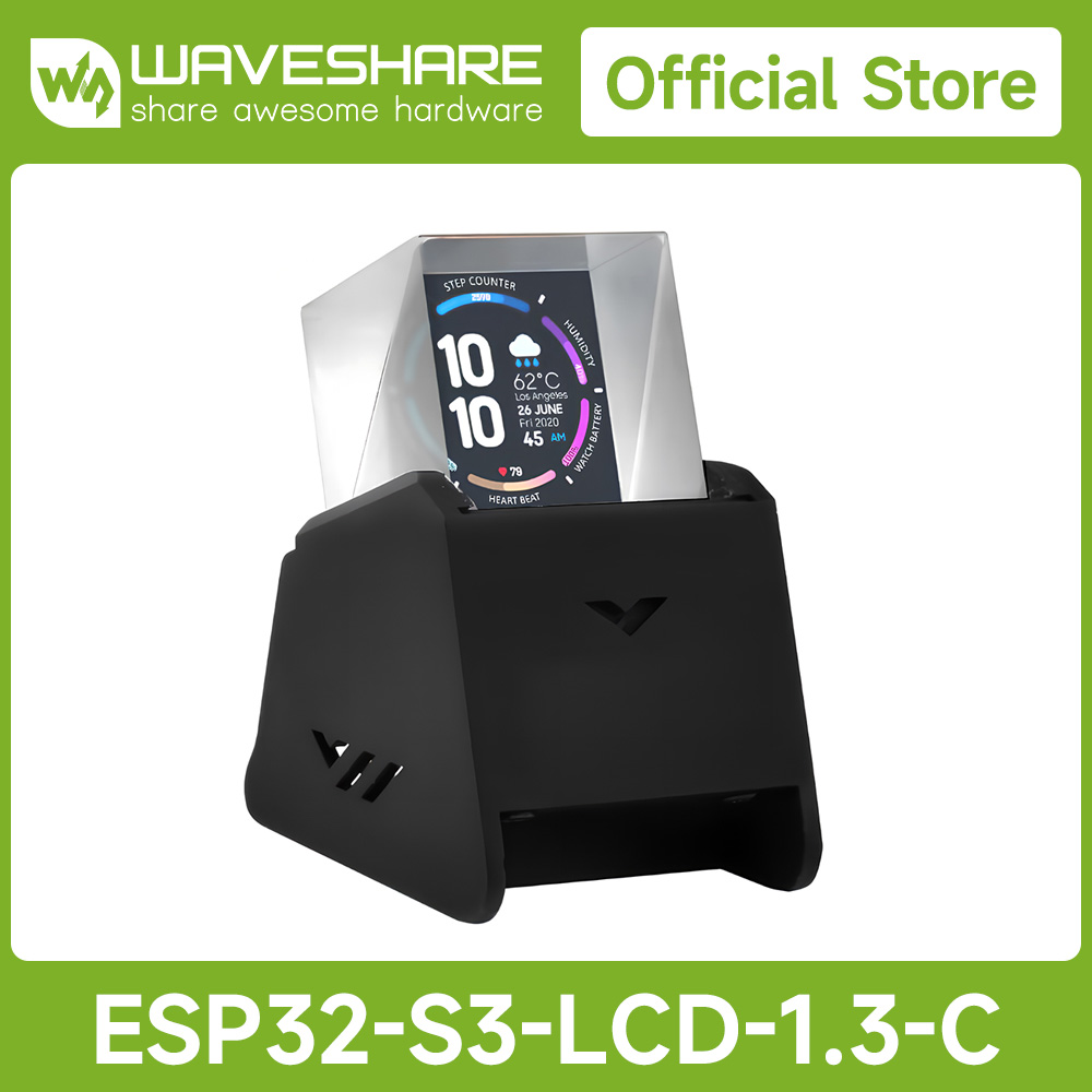 Esp32 S3 - Waveshare ESP32-S3 1,3-Zoll-Display-Entwicklungsplatine 240×240, integrierter ST7789V2-Chip