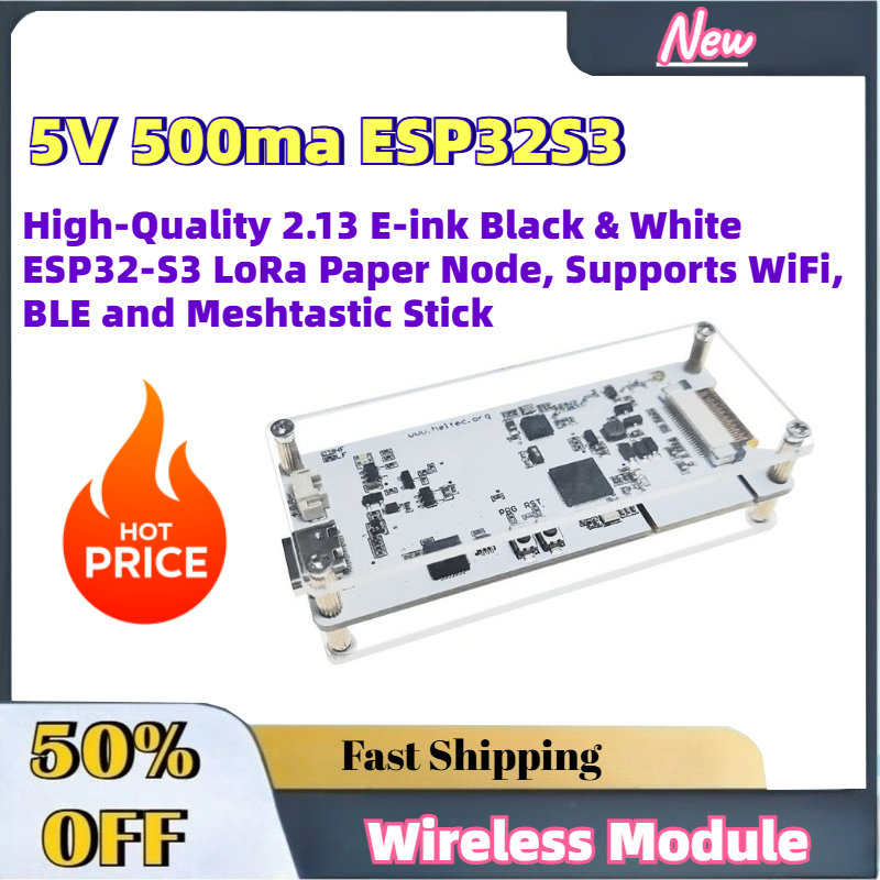 Esp32 S2 - Hochwertiger 2,13 Zoll E-Ink Schwarz-Weiß ESP32-S3