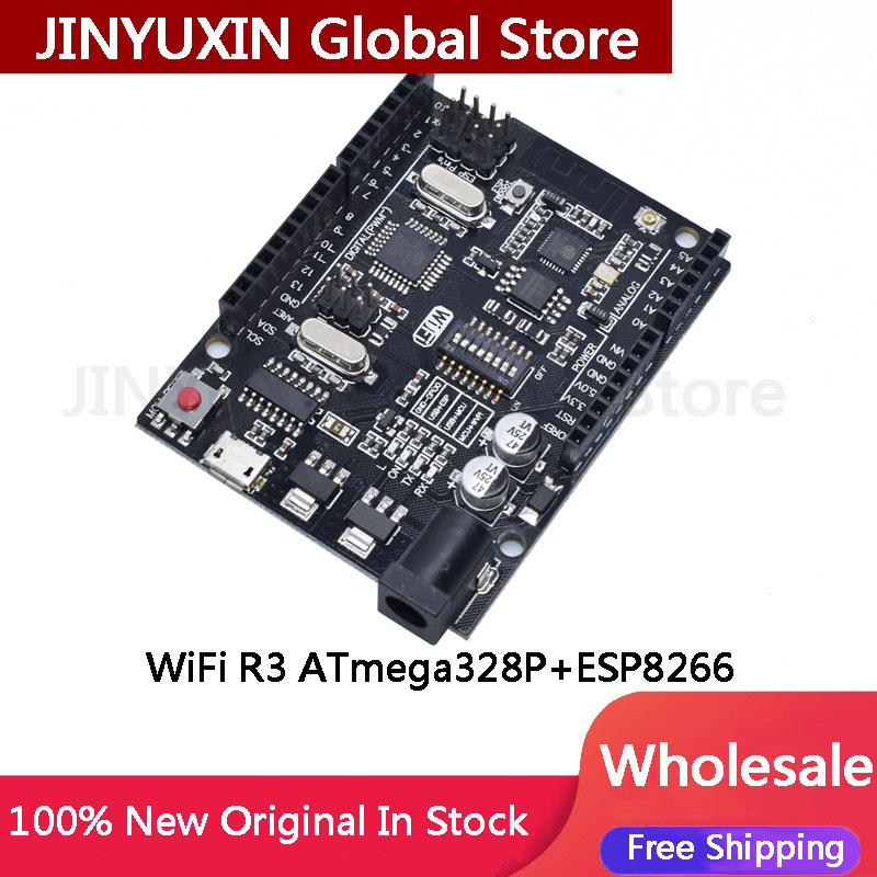1PCs UNO R3 + WiFi ATmega328P  – Esp8266 Nodemcu Bewertung und Preis
