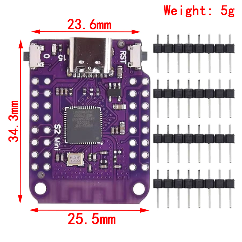 ESP32 S2 Mini V1.0.0 – LOLIN W – Esp32 S2 Bewertung und Preis
