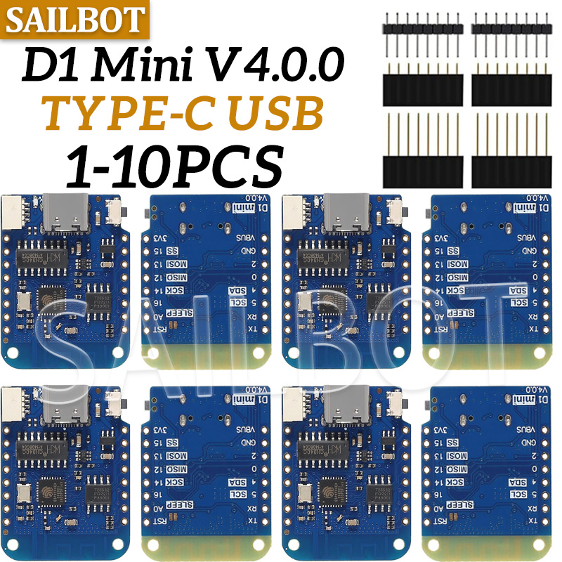1-10PCS WeMos D1 Mini ESP8266  – Esp8266 Nodemcu Bewertung und Preis