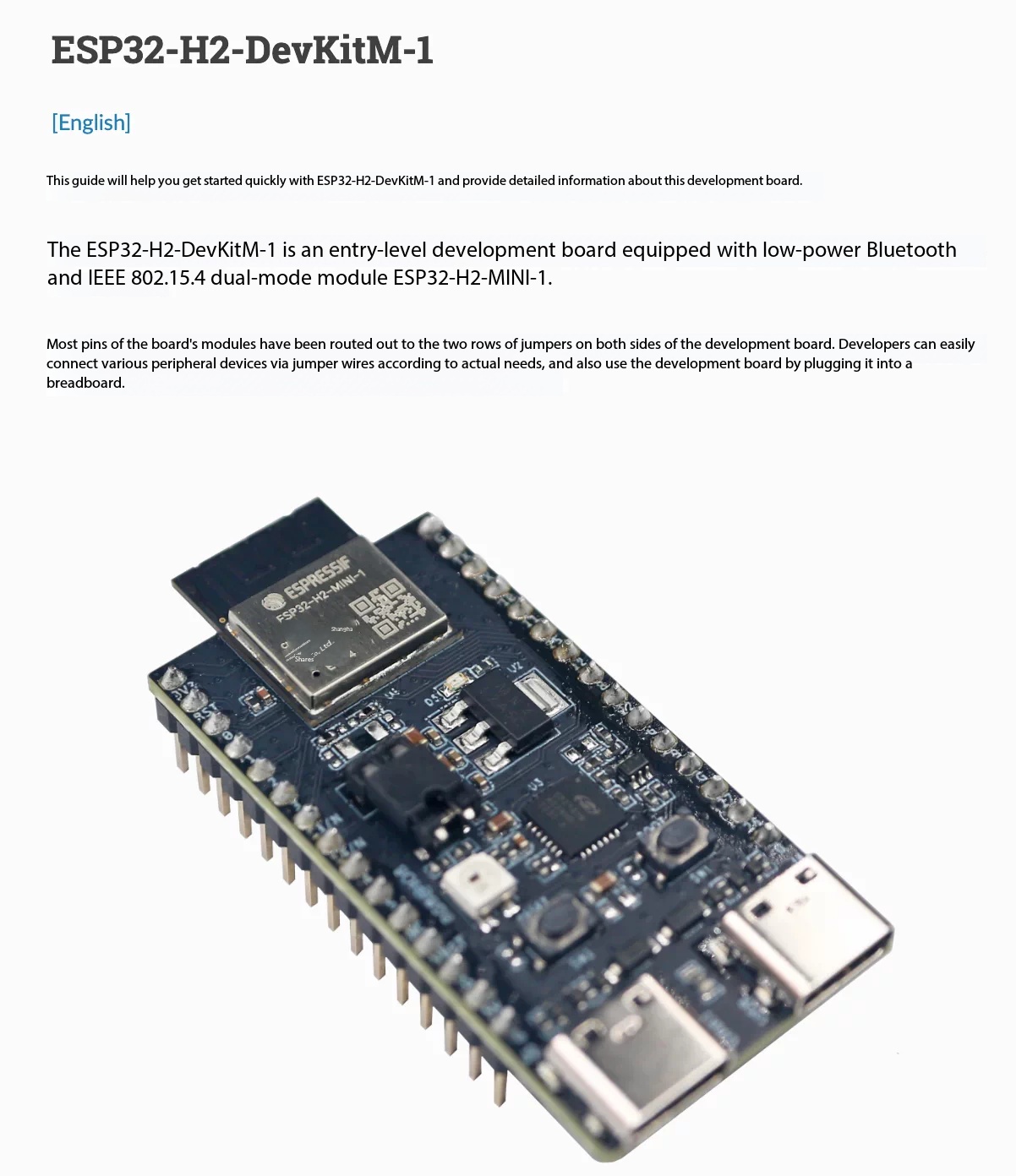 Espressif ESP32-H2-DevKitM-1 8 – Esp32 H2 Bewertung und Preis