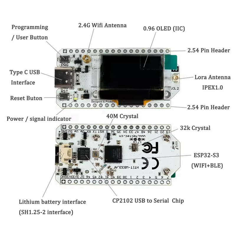 Heltec LoRa32 V3 863-928MHZ ES – Esp32 S3 Bewertung und Preis