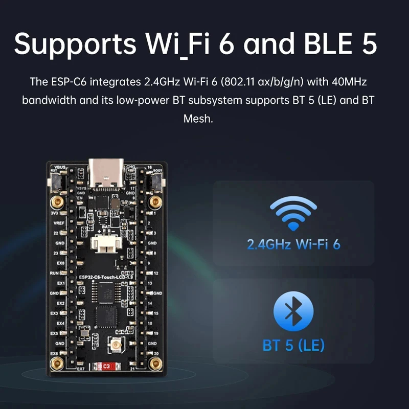 ESP32-C6 1,9-Zoll-LCD-Bildschi – Esp32 C6 Bewertung und Preis