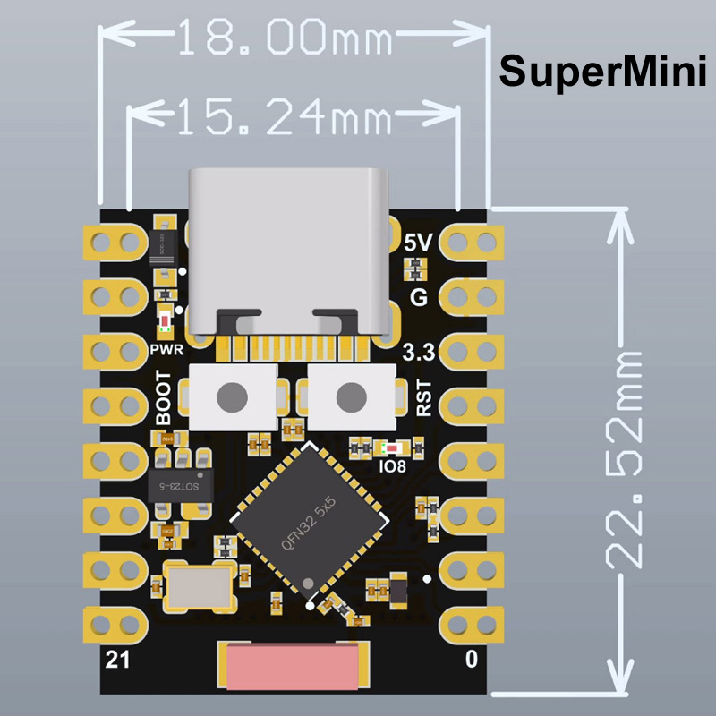 Für ESP32-S3 Supermini Pro MIN – Esp32 Wifi Bluetooth Module Bewertung und Preis