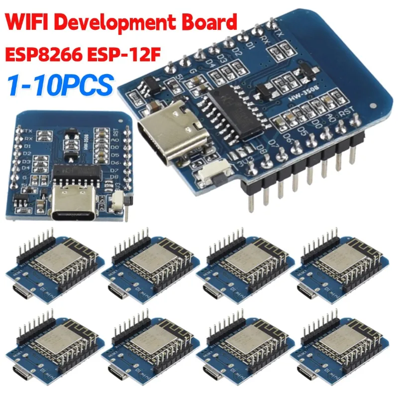 1-10PCS ESP8266 ESP-12F D1 Min – Esp8266 Bewertung und Preis
