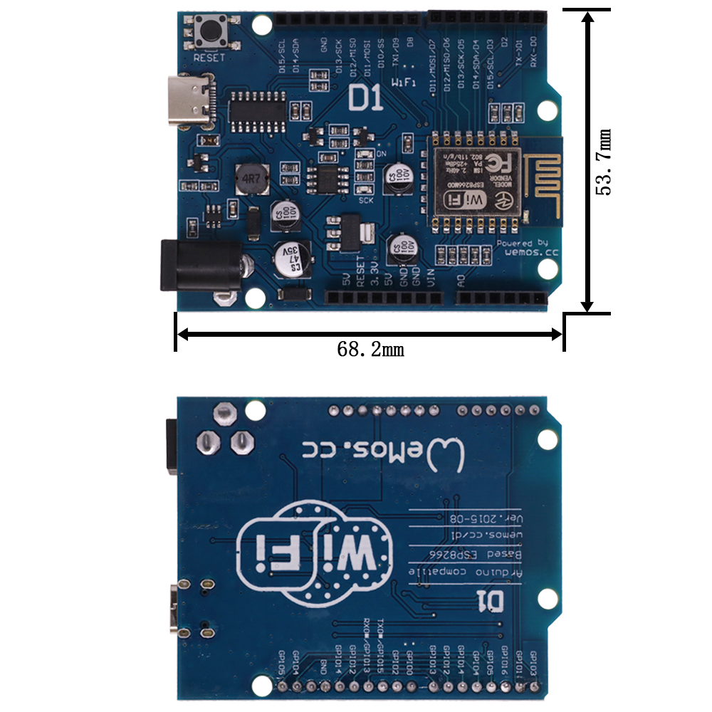 ESP-12E WeMos D1 R2 UNO R3 CH3 – Esp8266 Nodemcu Bewertung und Preis