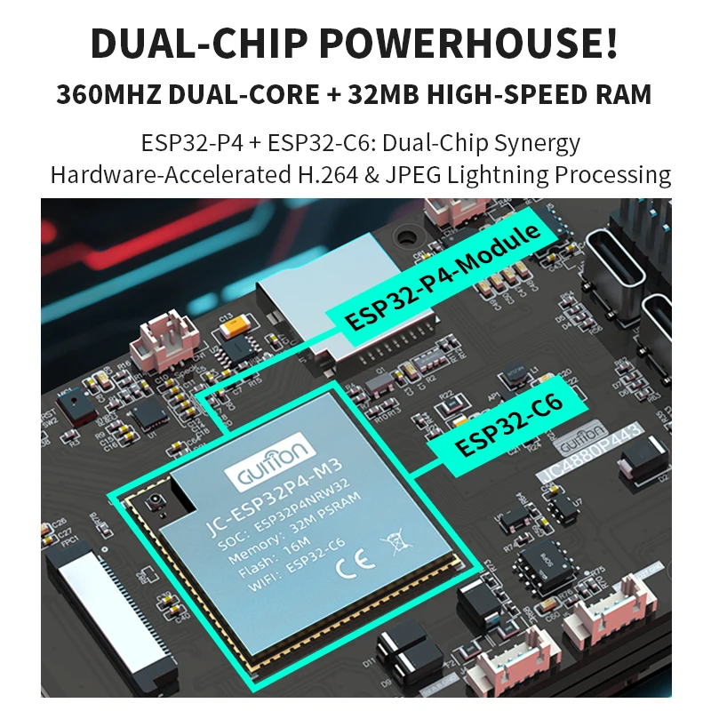 4,3 Zoll 480x800 IPS Kapazitiv – Esp32 C6 Bewertung und Preis